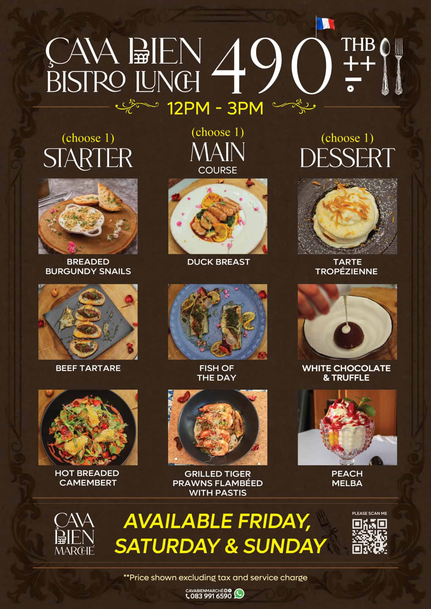 🕛 Available Friday, Saturday & Sunday ⏰ 12 PM – 3 PM only
